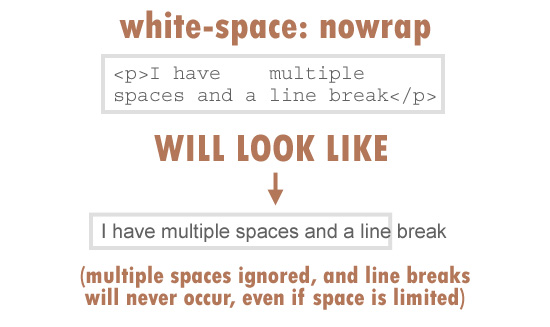 white-space: nowrap